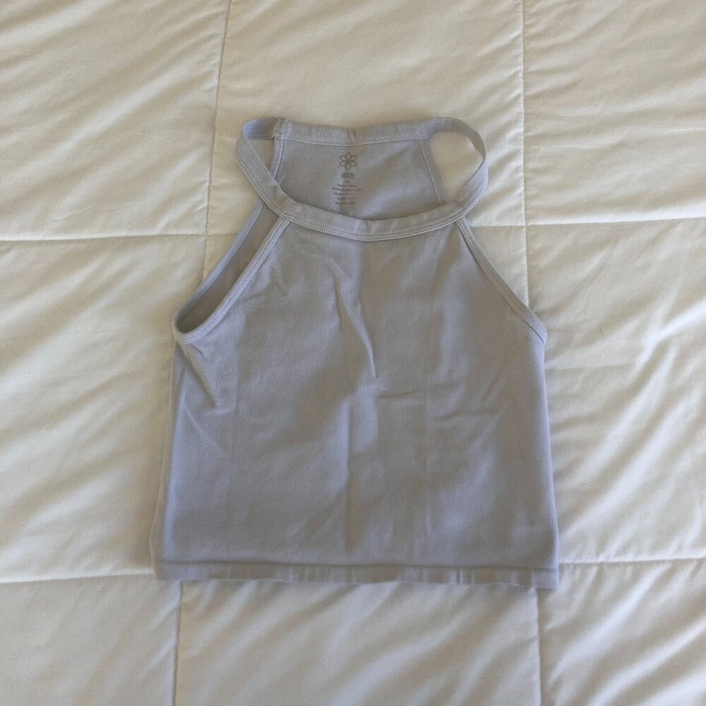 Allra high neck cropped tank